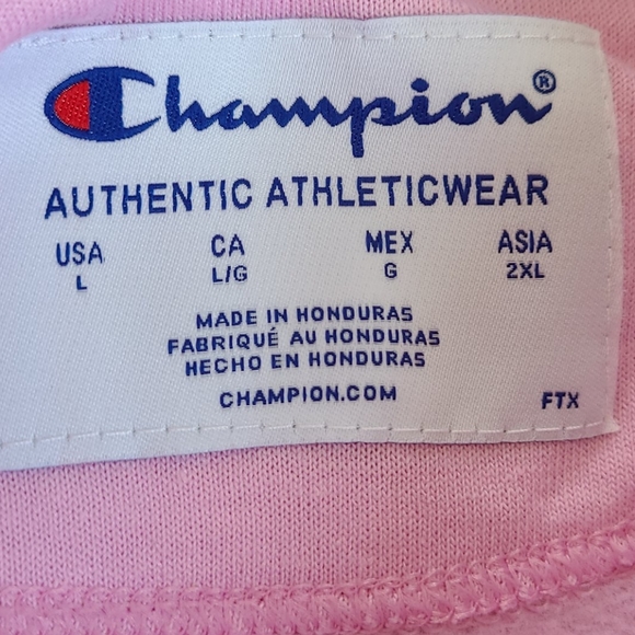 NWOT Champion Pink Sweatshirt - Picture 4 of 4
